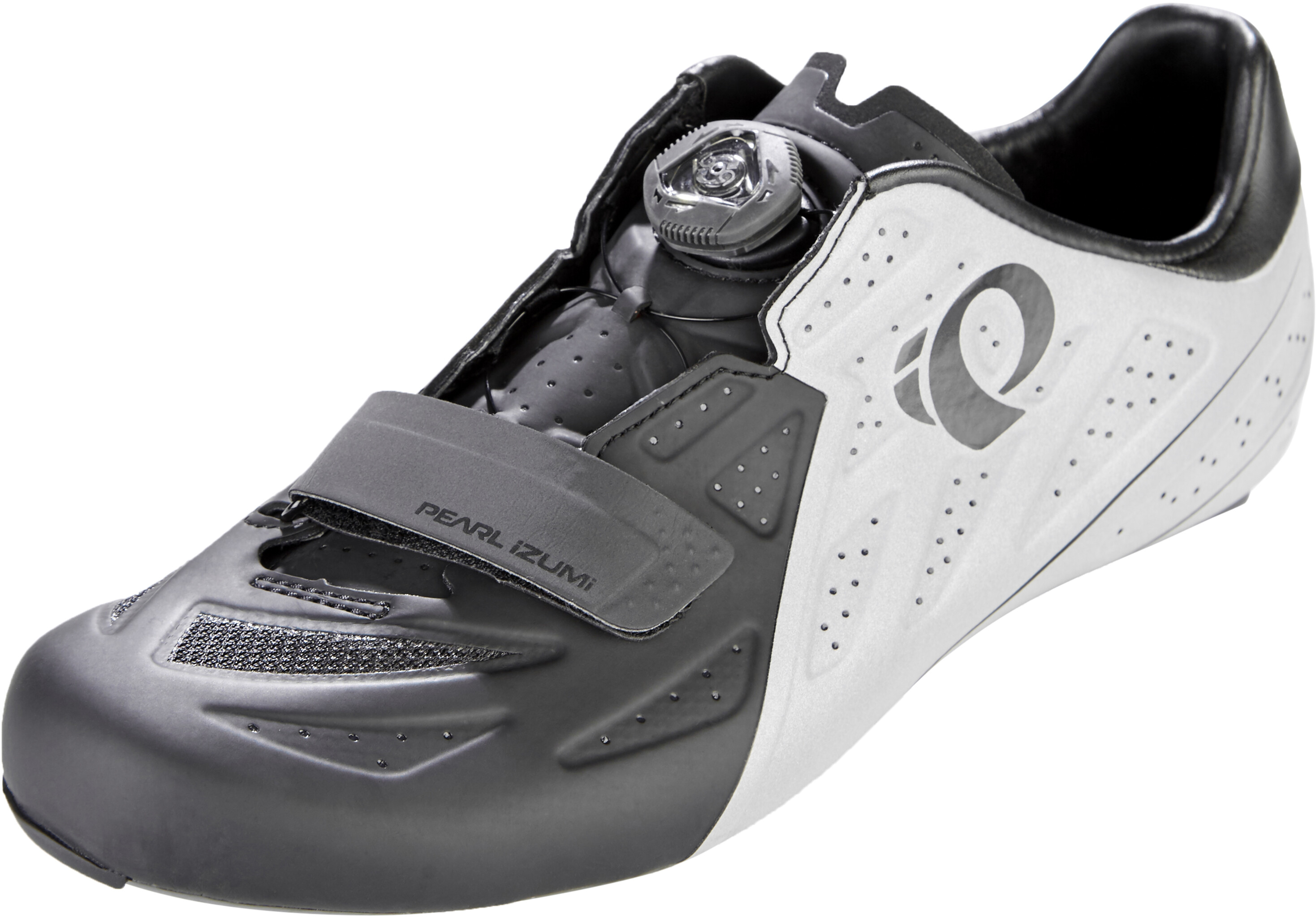 PEARL iZUMi Elite Road V5 Shoes Herre black/silver reflective Gode tilbud hos bikester.no